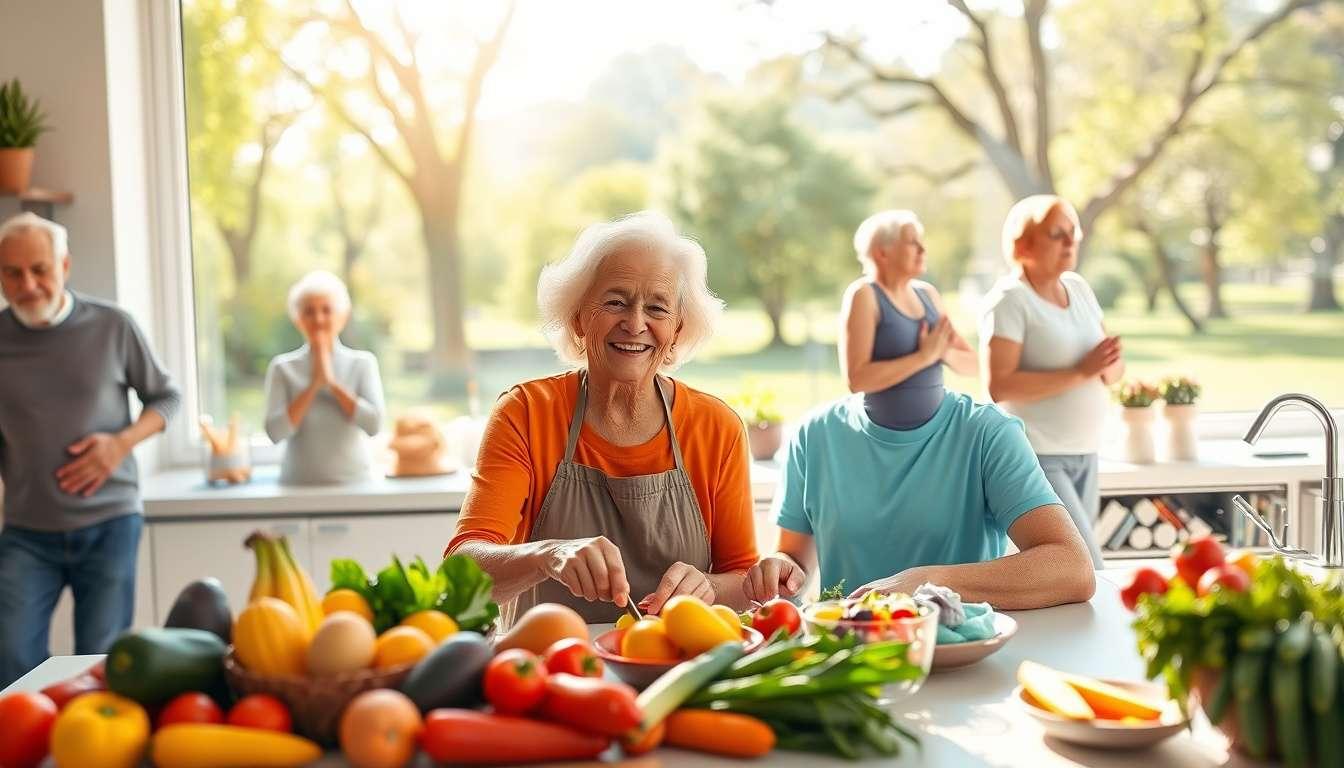 Alimentação e Exercícios para Manter a Saúde na Melhor Idade